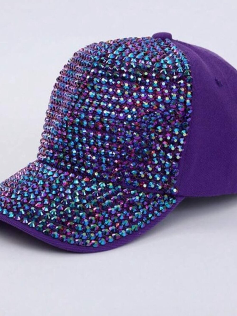 Rhinestone Purple Ball Cap "NWT"